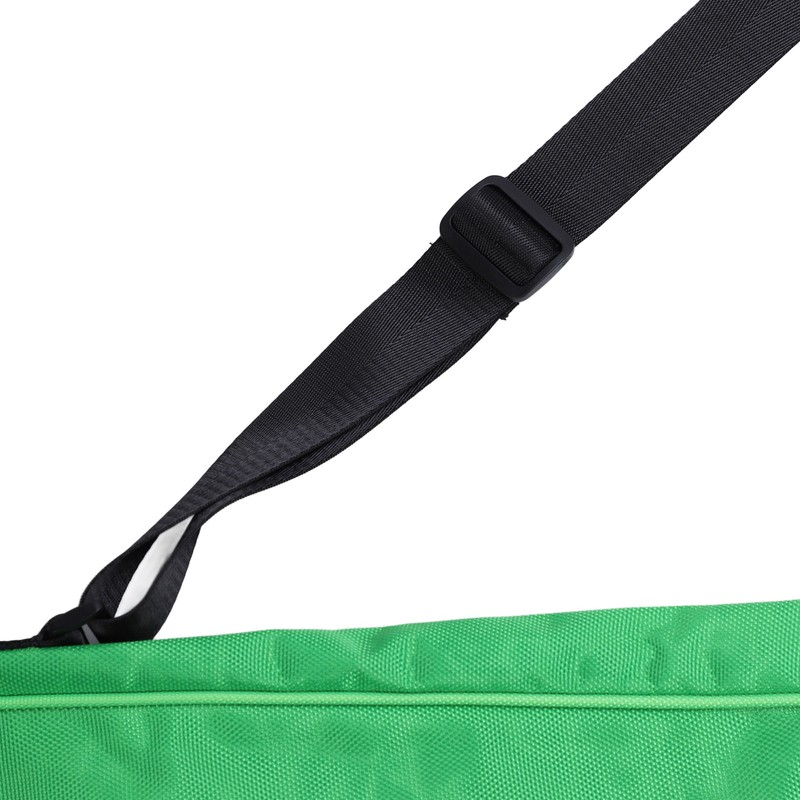 Lacrosse Stick Bag Green Holds 3 Sticks Large Capacity Oxford