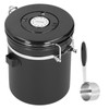 1.5L 304 Stainless Steel Coffee Beans Tea Canister Sealed Food