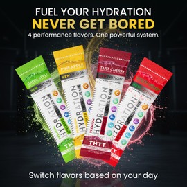 NewTrition Hydration Powder, Electrolyte Powder Packets, Naturally Flavored Hydrating Packets for Water, Fast Acting Hydrate Electrolytes with Vitamins B & C, Energy & Recovery, 4 Flavors, Pack of 24