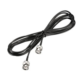 sourcing map Coaxial Cable RG174 BNC Male to Male Jumper 50 Ohm 10 Feet
