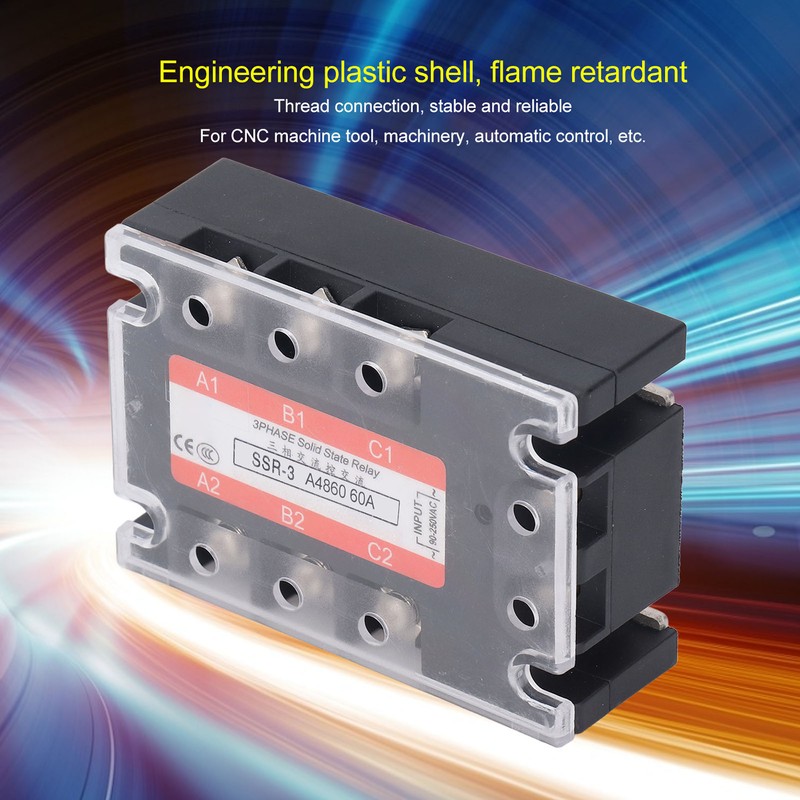 3 Phase Solid State Relay Dual SCR AC Control AC