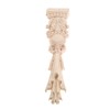 MUXSAM 30x7x1.8cm 1pcs Wood Carving Decal Corner Wood Applique Decorative