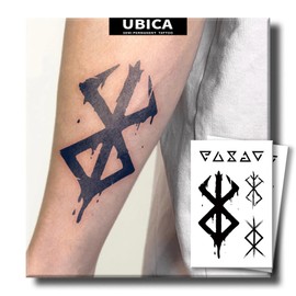 Tattoo Tech, 2 Sheets Large Semi Permanent Tattoo, Lasts 7-15 Days Temporary Tattoos(Sacrifice), Waterproof and Non-Reflective, Minimalist Design for Arm, Exquisite Packaging