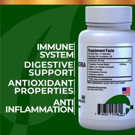 HALLUSA NATURAL Chancapiedra Ultra - Kidney Support Supplement - Natural Dissolver - 60 CAP