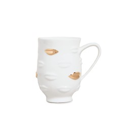 Jonathan Adler Women's Gilded Muse Gala Mug, White, One Size