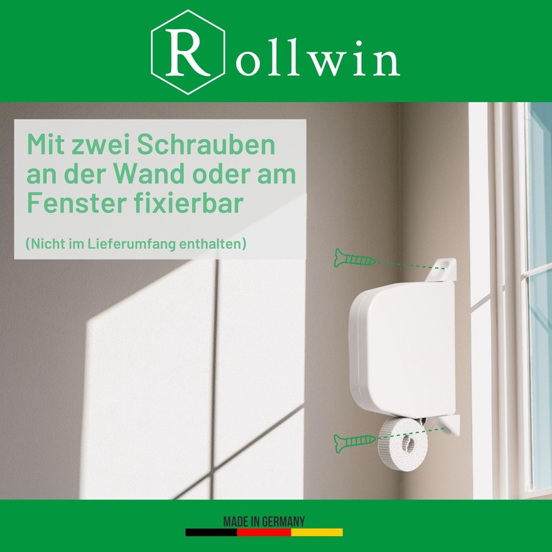 Rollwin 2 x Roller Shutter Belt Winder Surface-Mounted – from