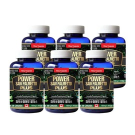Tonglife Saw Palmetto Gold 1000-(Prostate health + cell protection + energy production help) 6 months - 6 bottles, W Saw Palmetto 180-6, 6 units, 180 tablets / 통라이프 쏘팔메토골드1000-(전립선건강+세포보호+에너지생성도움)6개월-6병, W쏘팔180-6, 6개, 180정