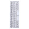 61 Keys Transparent Mechanical Keyboard Clear Keycap Wired Gaming Keyboard