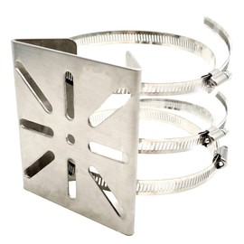 Stainless Steel Security Camera, Mounting Hardware, For Power Poles, Self-made Stand, Attachment, Dummy Sticker, Wireless, Cylinder, Prismatic Column, Outdoor, Dummy Camera, Surveillance Camera,