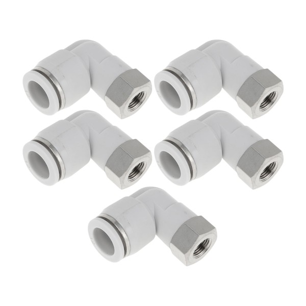 HEROFFIX Push to Connect Luftanschlüsse 1/2" 90 Grad Weiblicher Gewindeanschluss