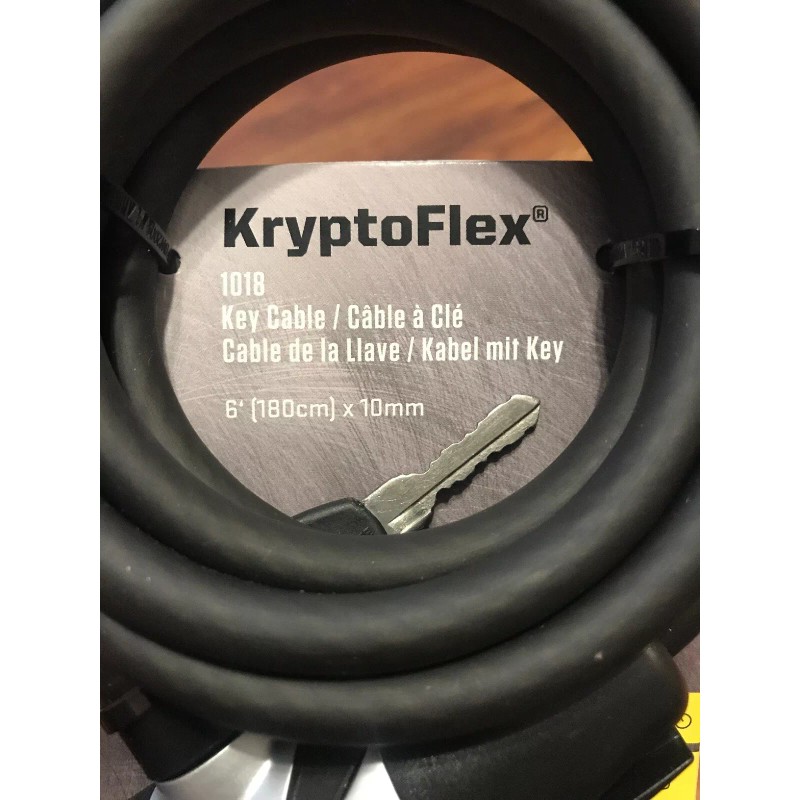 Kryptonite Kryptoflex 1018 6’ Keyed Cable