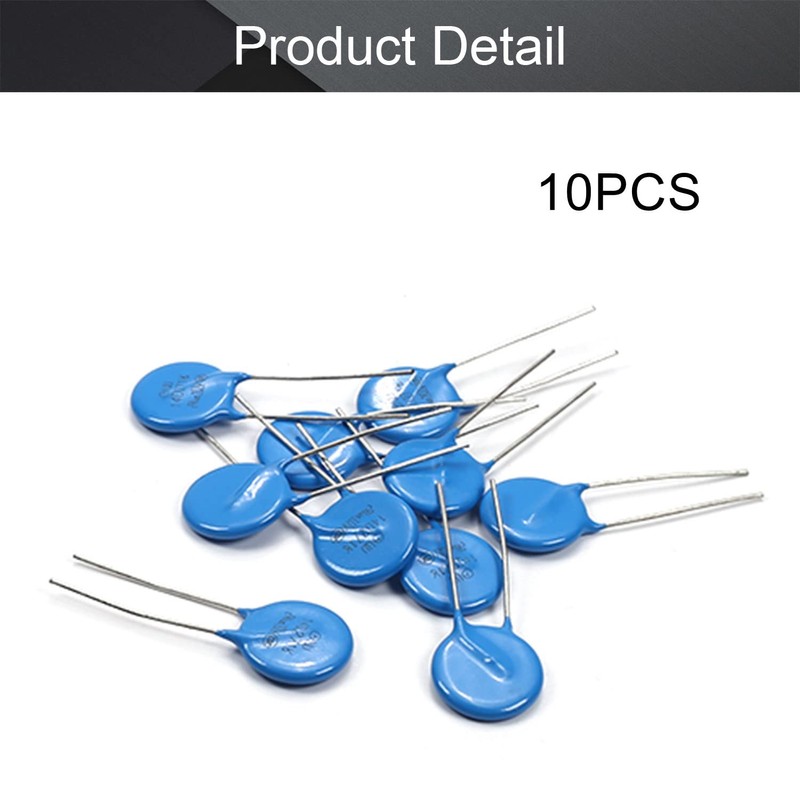 Fielect 10Pcs Voltage Dependent Resistors AC 175V 14D271K/F7.5 Radial Lead