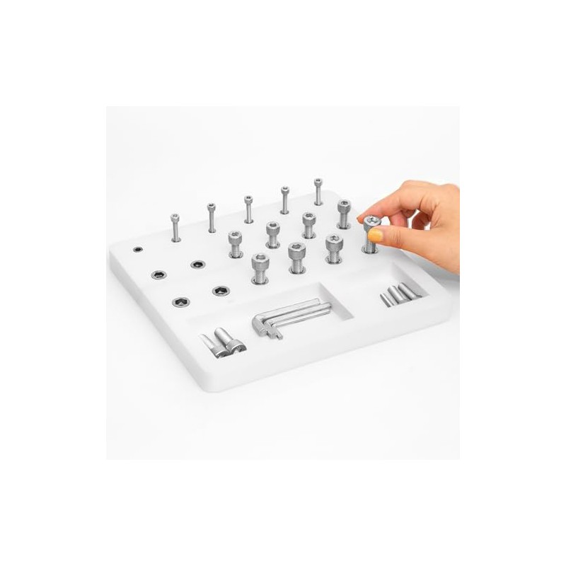 DICYWUDI Wooden Pegboard for Finger Dexterity, Hand Therapy Peg Board