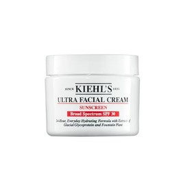 Kiehl's Ultra Facial Face Cream SPF 30 - Crema Hidratante Facial con Protección Solar UV, 24h de Hidratación No Grasa, Con Glicoproteína Glacial y Césped Mondo, para Todo Tipo de Piel, 50 ml