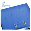 Carpeta Registrador Forrado Pvc Techmakro Carta Azul 10 Pz Azul