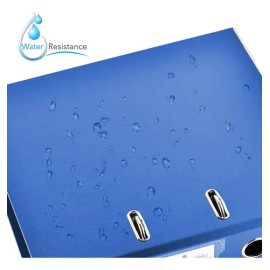 Carpeta Registrador Forrado Pvc Techmakro Carta Azul 10 Pz Azul                                                                                       