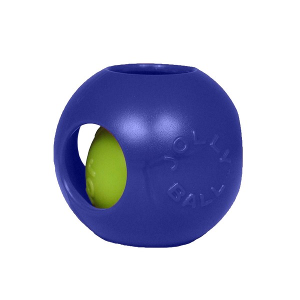 Jolly Pets Teaser Ball Dog Toy, Extra Large/10 Inches, Blue (1510 BL)