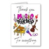 Thankyou Thank you music Teacher Card For everything