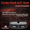Center Dash A/C Air Vent, Compatible with 2016-2019 Ford Explorer,