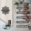 HOOFUS No Magnetic Mechanical Floor Door Stopper,Adjustable Door Holder, for
