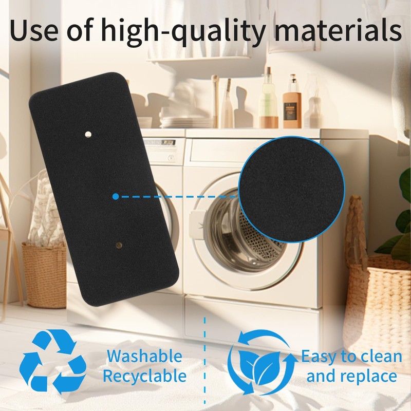 2 Pcs Dryer Filter for Hoover Candy 40006731, Sponge Filter