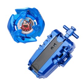 DEZAWRTY Gyro X Set with Keel Shark Right Spinning Top and String Launcher, Attack Type Starter Pack, Great Toy Gift for Boy Kid 6+