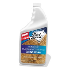 Black Diamond Stoneworks Black Diamond Stoneworks Limestone and Travertine Floor Cleaner: Natural Stone, Marble, Slate, Polished Concrete, honed or tumbled surfaces. Concentrated Ph. Neutral. (1-Quart)