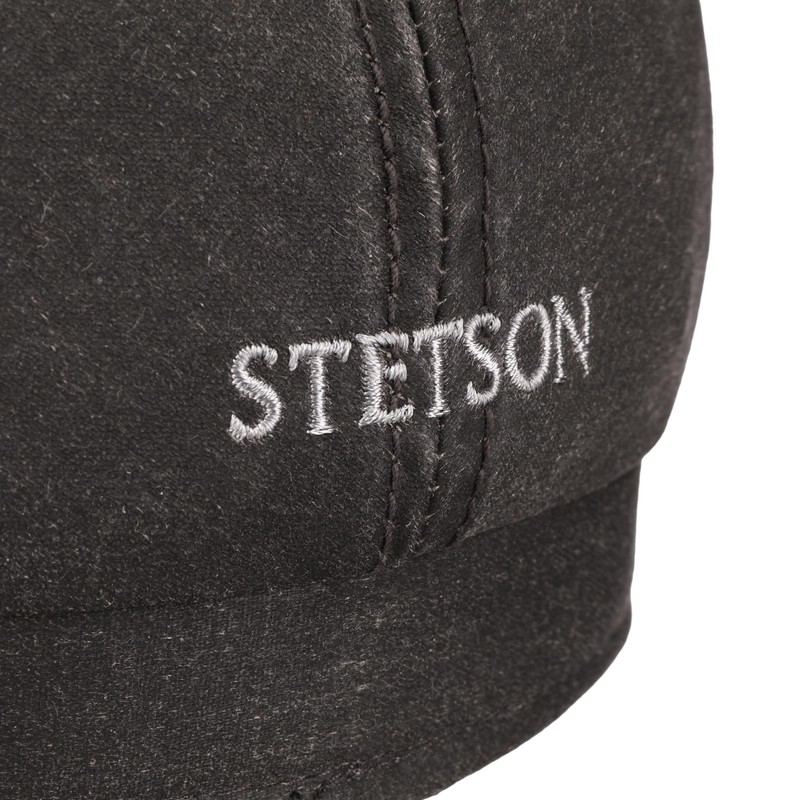Stetson Brooklin Old Cotton Flat Cap Ivy hat (XL (60-61