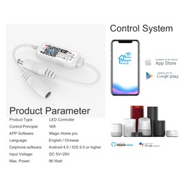 CRISETEK Puck Lights 8 Packs WiFi Control APP Alexa Control Rocker Switch Under Cabinet Lights Cabinet Lighting DC 12V Adaptor (Warm White, APP 8Pack)