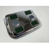 C2W Chrome Air Valve Bezel Cover for 2006+ Peterbilt 379384386387388389