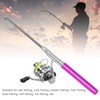 Portable Mini Pen Shape Fishing Rod Pole Pocket Retractable Fishing
