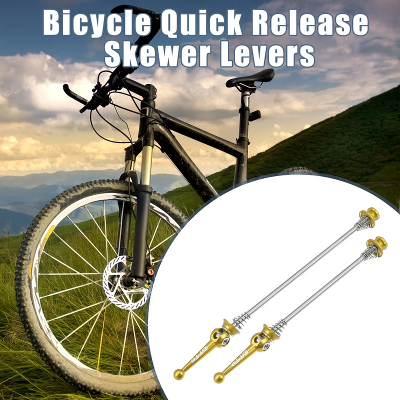 Motoforti Pair of Bicycle Front and Rear Axle Quick Release