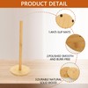 MUXHEL 4 Pcs Wood Paper Towel Holder, 4.5" × 11.2"