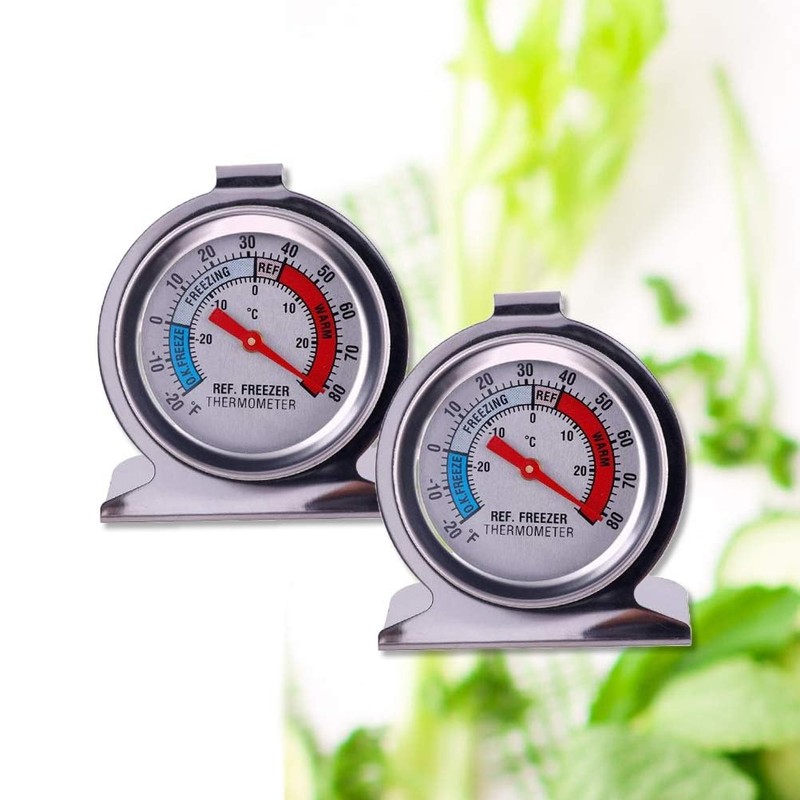 Refrigerator Freezer Large Dial Thermometer Aulufft 6 Pack Classic Series
