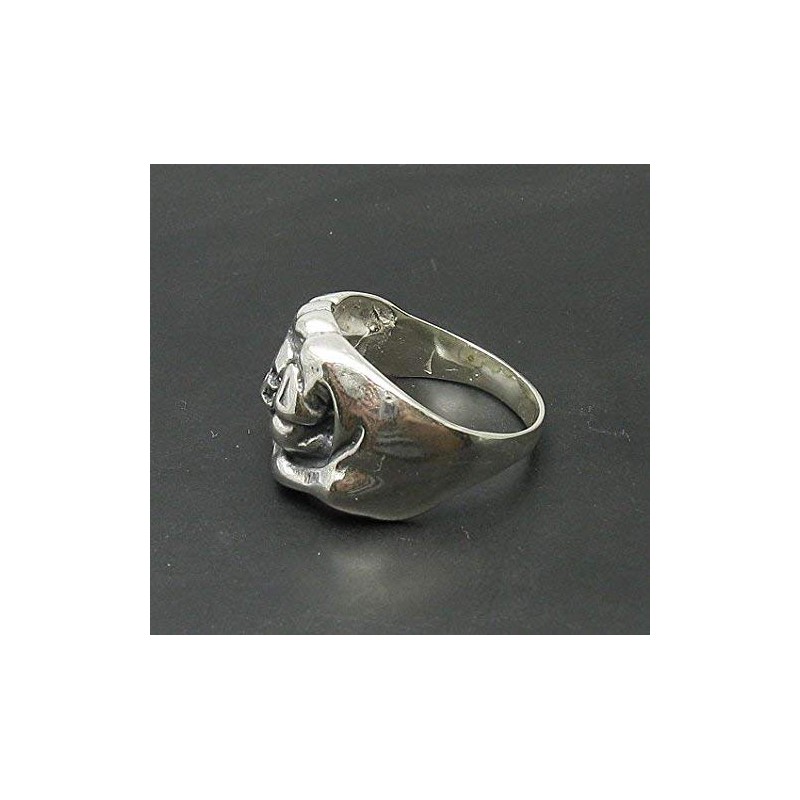 Sterling silver biker ring solid 925 Fist R000740
