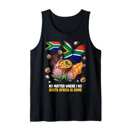 South Africa Flag Outfit Idea For Kids South African Food Tank Top