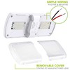 Leisure LED 5-Pack RV LED Ceiling Double Dome Light Fixture