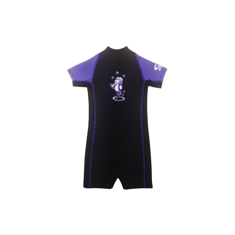 TWF Men's TWF Kids Seahorse Wetsuit Lilac 7 8 Year,