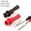 Greluma 6 Piece Clip-on Alligator Clips for Multimeter Test Lead
