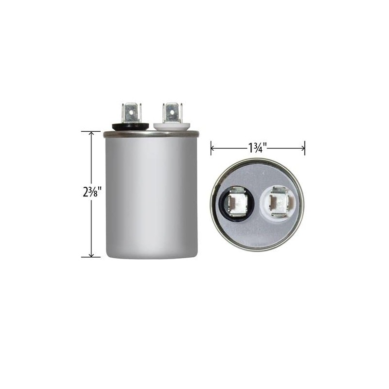 AMRAD ENGINEERING USA2209 Round Motor Run Capacitor, 15 MFD, 370/440