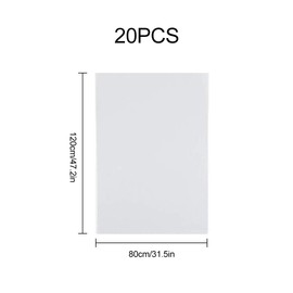 20 Pack Cellophane Basket Bags Extra Large Clear Basket Bags Cellophane Wrap Bags for Gifts Packaging Hamper Making, and Baskets,Wrapping, Arts & Crafts,Treat (80 x 120 cm / 31 x 47 Inches)