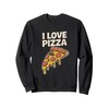 I Love Pizza Slice Dripping Cheese Delight Sweatshirt
