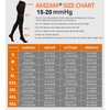 AMZAM® Medical Compression Pantyhose for Women & Men, Closed Toe