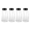 Mountain West Plastic Spice Jars with Shaker Lids (16 fl