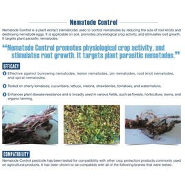 Growers Trust Nematode Control Non-Toxic, Biodegradable - Natural Nematode -Treatment (Solution Makes 5 Gallon RTU )