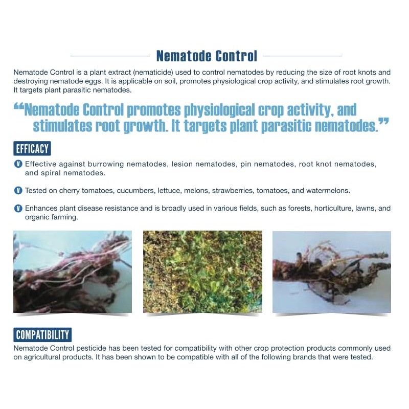 Growers Trust Nematode Control Non-Toxic, Biodegradable - Natural Nematode -Treatment