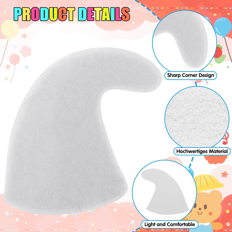 TAXTYHRE Dwarf Hat for Adults, Felt Dwarf Hat, Pointed Hat,