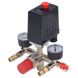 Kit de Válvula de Presión para Compresor de Aire, Regulador del Colector de Control del Interruptor Vertical