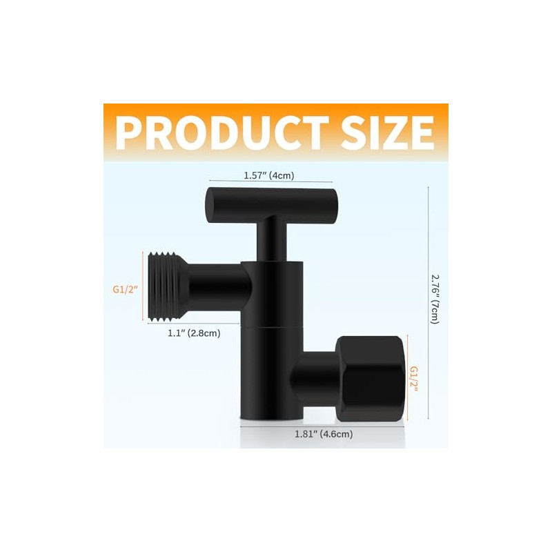 All Metal Shower Head Elbow Adapter, Adjustable Shower Head Extension