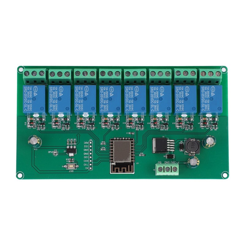 Relay Module WIFI 8‑Channel ESP8266 Development Board for Wireless Control